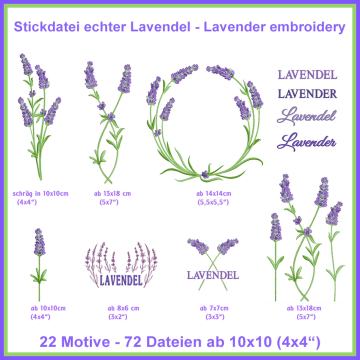 Fichier modèle broderie Lavande Rock Queen