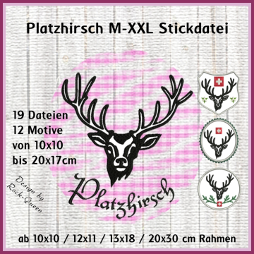 Stickdatei Rock Queen Platzhirsch