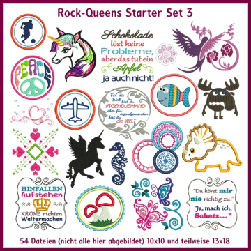 Stickdatei Rock Queen Starter Set 3
