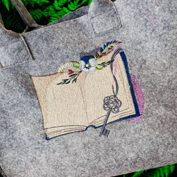 Borduurbestand Stickzebra boek, Duits