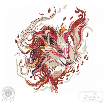 Borduurbestand Stickzebra Feuriger Wolf, Duits