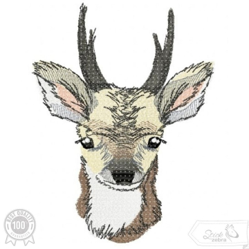 Borduurbestand Stickzebra kleines Reh, Duits