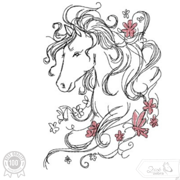 Borduurbestand Stickzebra Zauberhaftes Pferd, Duits