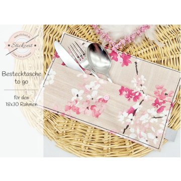 Fichier modèle broderie Pochette à couverts Stickzeit