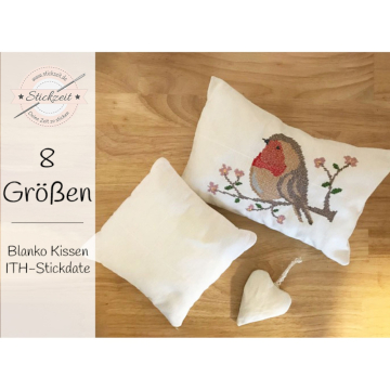 Fichier modèle broderie Coussin à broder Stickzeit