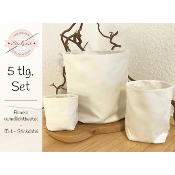Fichier modèle broderie Photophores Stickzeit