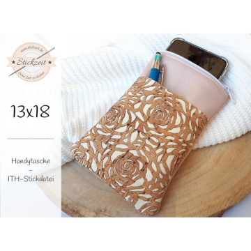 Fichier modèle broderie pochette protection portable Stickzeit