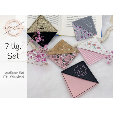 Fichier modèle broderie Marque-page Stickzeit