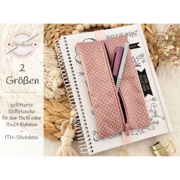 Fichier modèle broderie Trousse à crayons Stickzeit