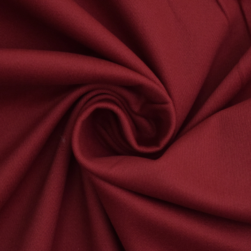 Stretch keperkatoen Peach Touch, donkerrood