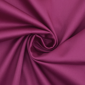 Tissu satin de coton stretch, rouge magenta