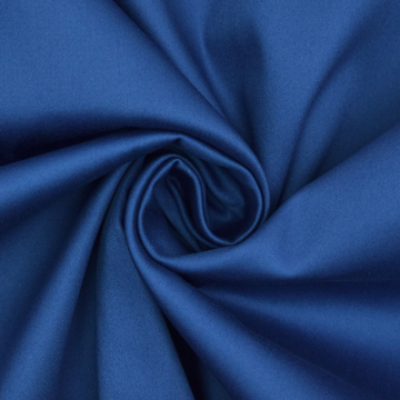 Tissu satin de coton stretch, bleu royal