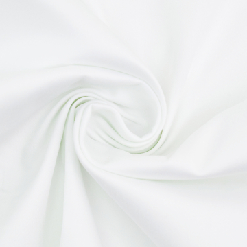 Tissu satin de coton stretch, blanc cassé