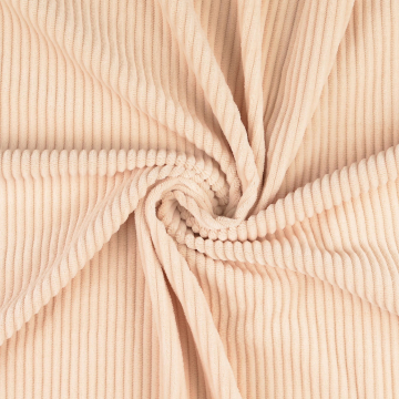 Stretch corduroy Soft-Finish, crèmekleurig