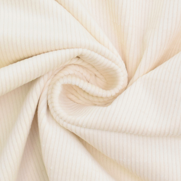 Stretch corduroy unikleurig, crèmekleurig