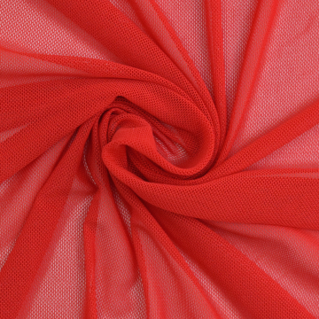 Stretch soft tule, rood