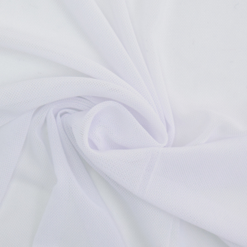 Tissu tulle souple stretch, blanc