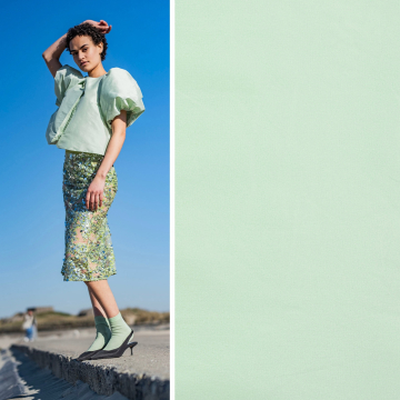 Taffeta plain Fibre Mood, mint green