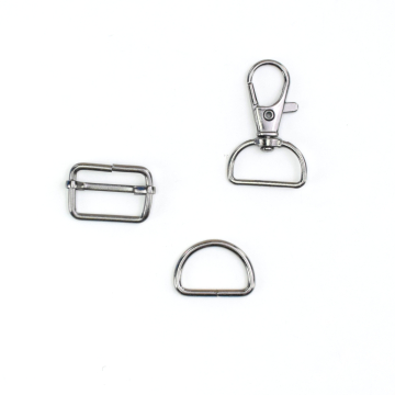Tassen fourniturenset 3 delig 20 mm, gunmetal