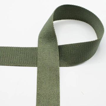 Sangle anse de sac bandoulière 4 cm, vert armée