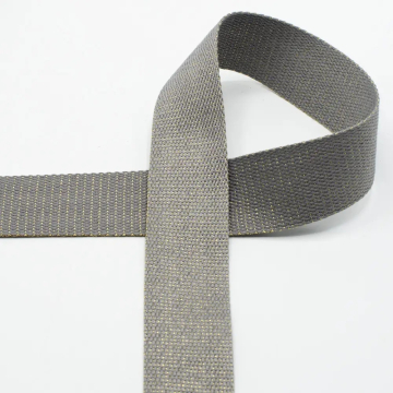Sangle anse de sac bandoulière 4 cm, gris