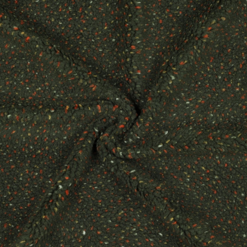 Teddy pluche confetti, donkergroen