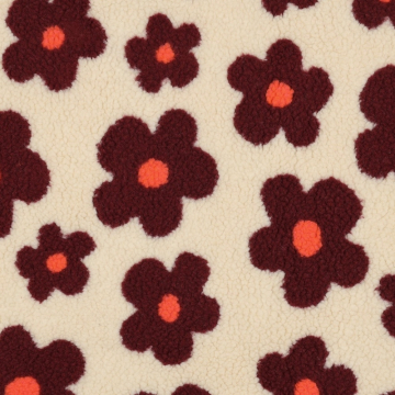 Teddy pluche Flower Love, beige