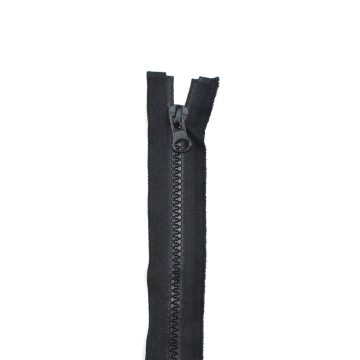 Deelbare rits 40 cm, zwart