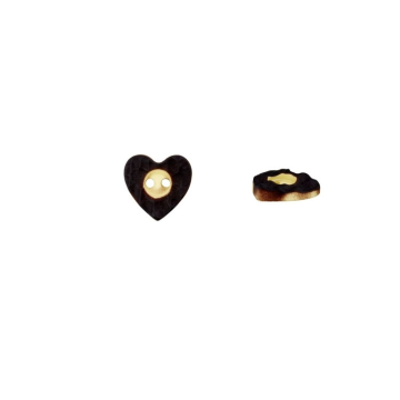 Seekheart, bruin 16 mm