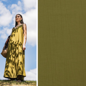 Viscose Crinkle Fibre Mood, groen