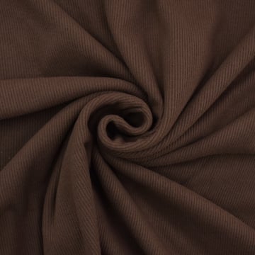 Viskose Feinrippjersey Brushed, braun