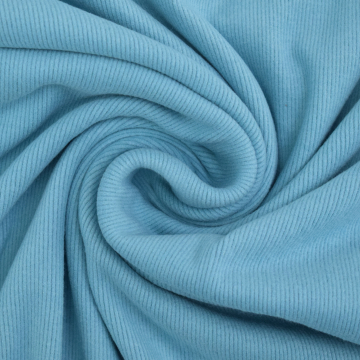 Viskose Feinrippjersey Brushed, hellblau