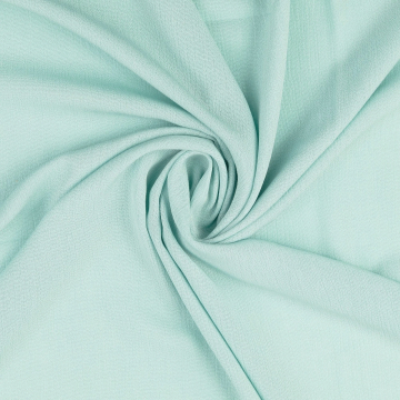 Viscose crepe plain, mint green