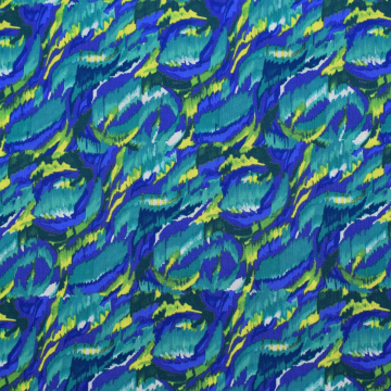 Viscose Krinkle Linda, royal blue