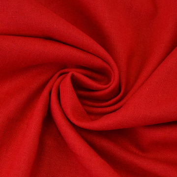 Viscose linnen mix uni, rood