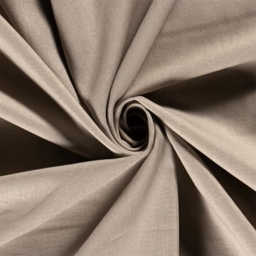 Viscose linnen mix uni, zandkleurig