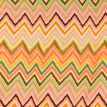Viscose satin Zick Zack, apricot