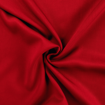 Viscose twill, rood
