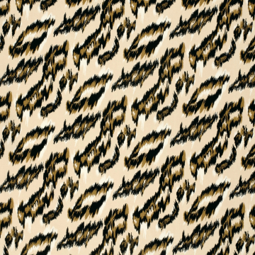 Tissu voile de viscose Léopard Animal Style, abricot pâle