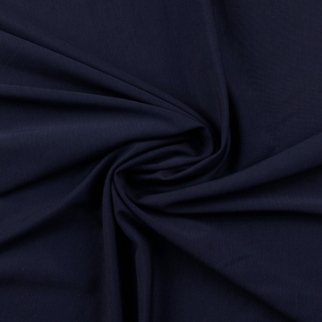 Viscose voile Leni, dark blue