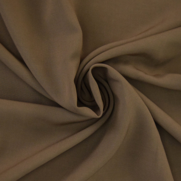 Viscose voile plain, dark taupe