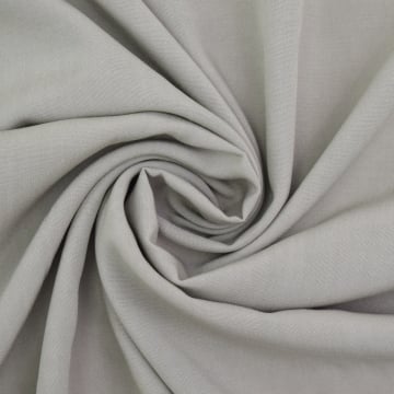 Viscose voile uni, lichtgrijs