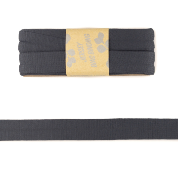 Biais couture jersey viscose 3m anthracite