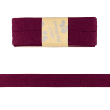 Biais couture jersey viscose 3m bordeaux