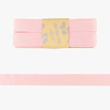 Biais couture jersey viscose 3m rose clair