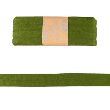 Biais couture jersey viscose 3m vert olive