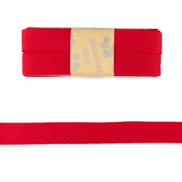 Biais couture jersey viscose 3m rouge vif
