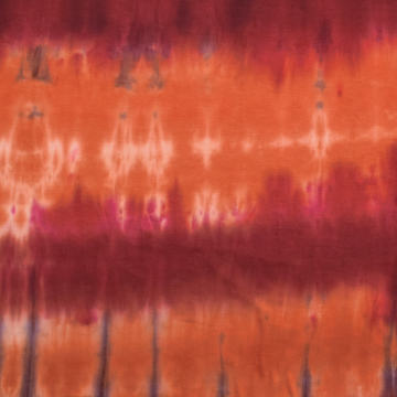 Tissu jersey viscose Batik, orange