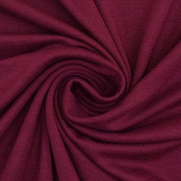 Viscose jersey bordeauxrood