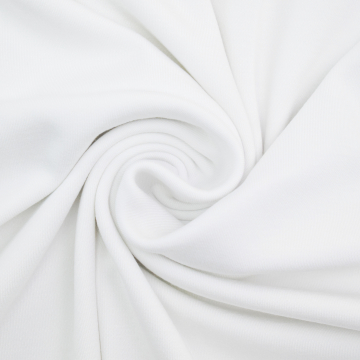 Tissu jersey de viscose Vintage Modal Touch, blanc